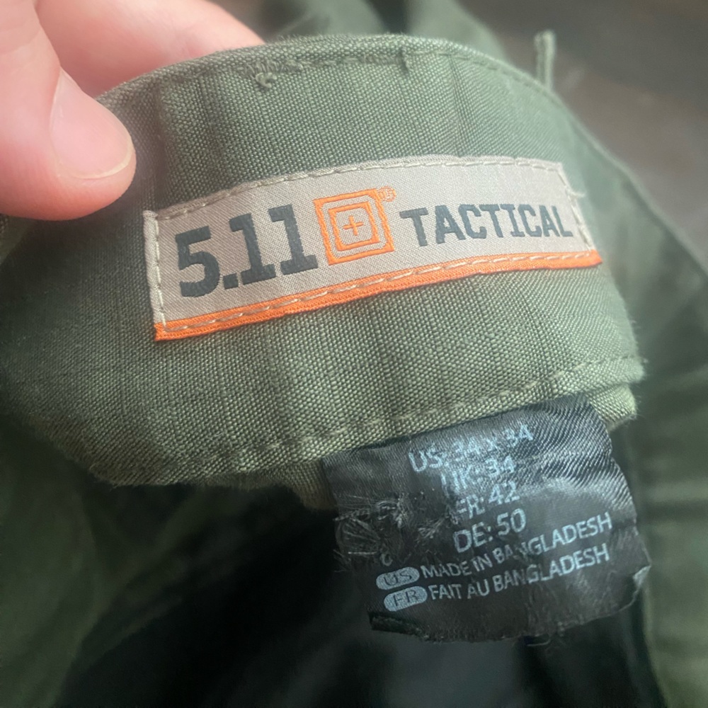 Green 5.11 Cargo Pants (34x34)